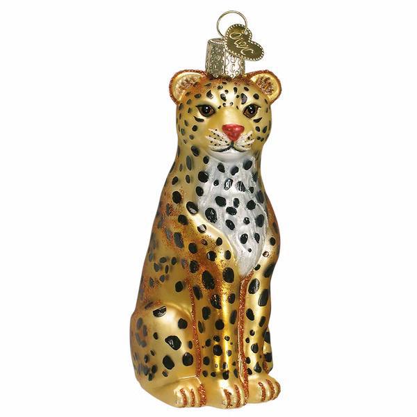 Ornament - Blown Glass - Leopard