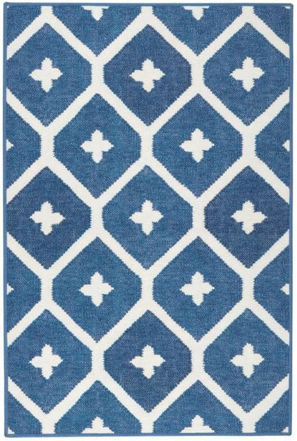 Rug - Machine-Washable - Elizabeth Navy