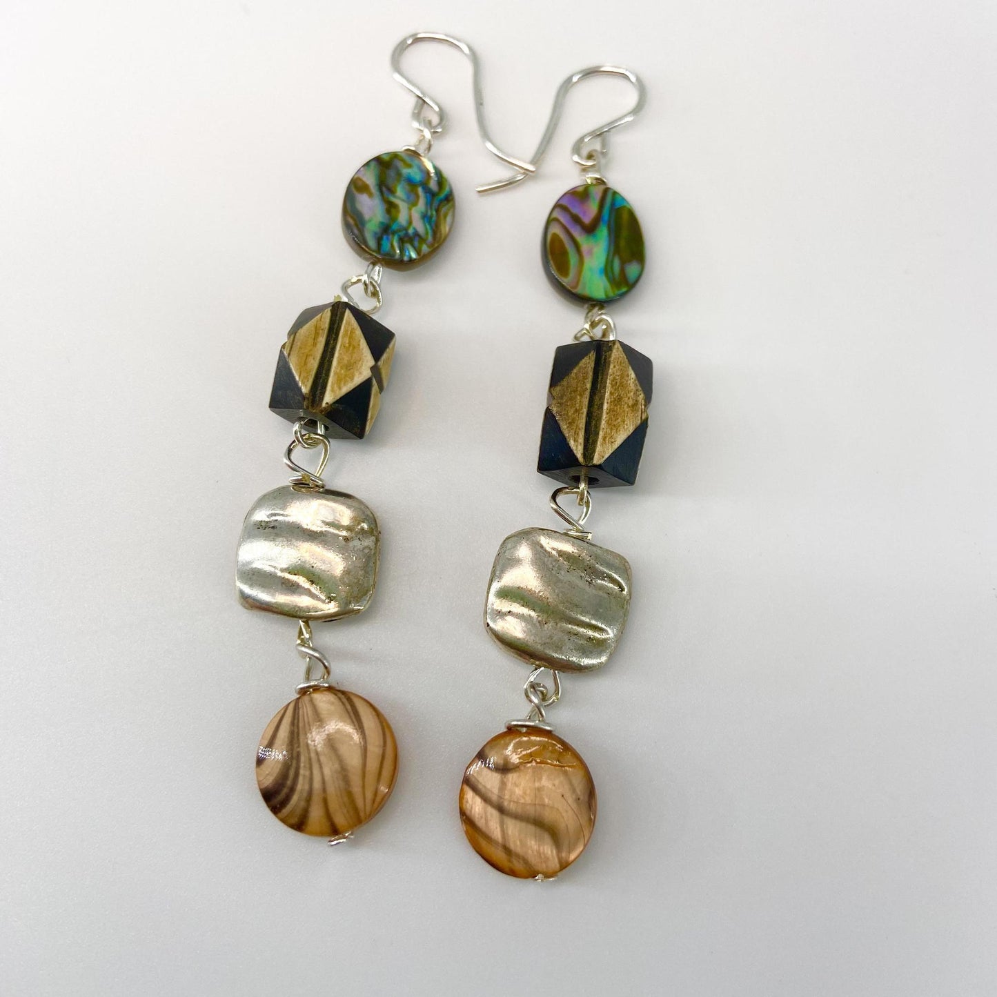 Earrings - Vintage Bead Originals - Diamond Dice