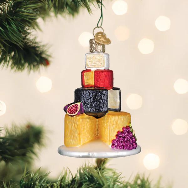 Ornament - Blown Glass - Cheese Tower