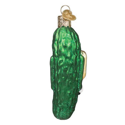 Ornament - Blown Glass - Pickleball Pickle
