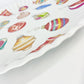 Platter - "Paper Plate" Melamine - Scattered Ornaments