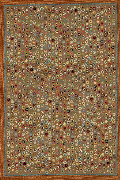 Rug - Micro Hooked Wool - Cat's Paw Brown