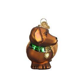 Ornament - Blown Glass - Weiner Dog