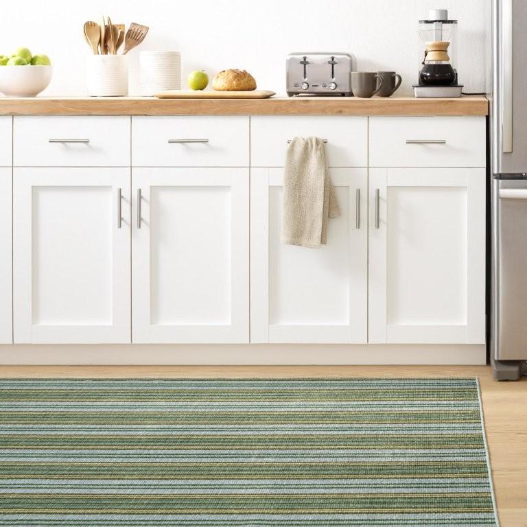 Rug - Machine-Washable - Caravan Stripe Multi