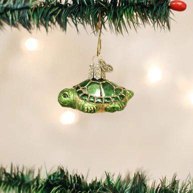 Ornament - Blown Glass - Small Turtle