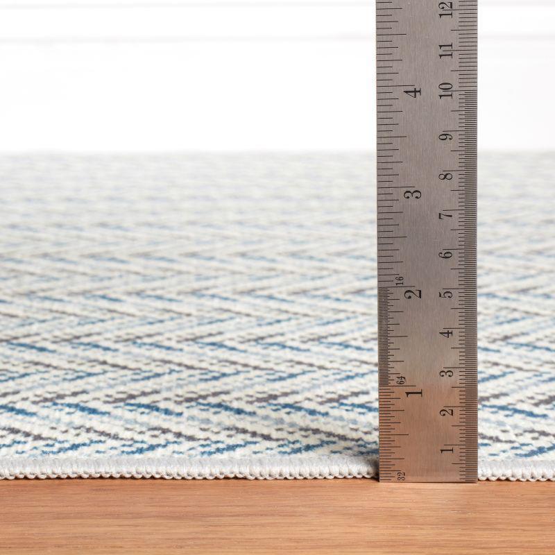 Rug - Machine-Washable - Lowell Blue