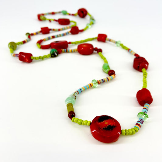 Necklace - Coral Highlights