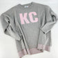 Sweater - KC/Heart (Grey + Light Pink) - Exclusive