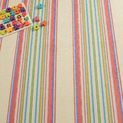 Rug - Machine Washable - Cady Stripe Multi