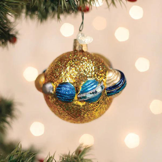 Ornament - Blown Glass - Solar System