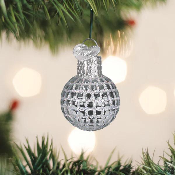 Ornament - Blown Glass - Mini Disco Ball