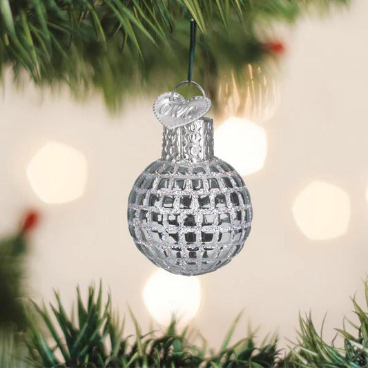 Ornament - Blown Glass - Mini Disco Ball