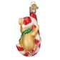 Ornament - Blown Glass - Christmas Mouse