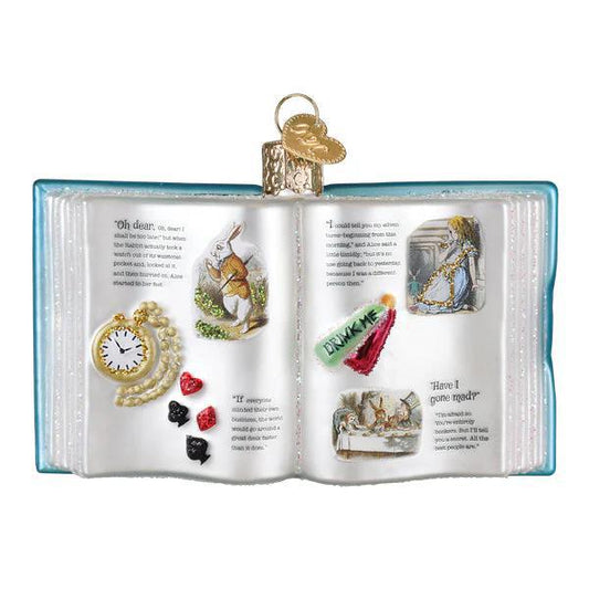 Ornament - Blown Glass - Alice's Adventures in Wonderland