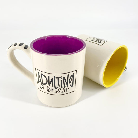 Mug - "Adulting Is Bullshit" - Ceramic