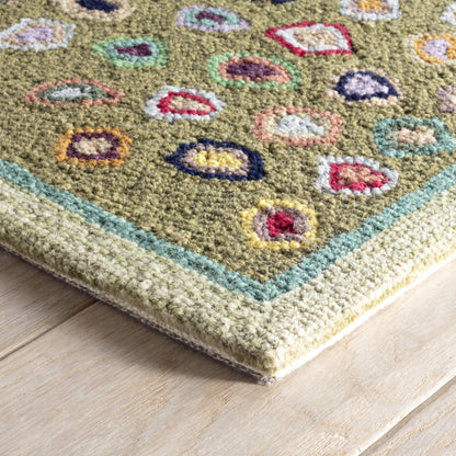 Rug - Micro Hooked Wool - Cat's Paw Sage