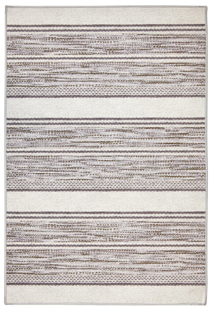 Rug - Machine-Washable - Ellington Stripe Grey