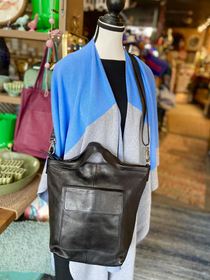 Handbag - Crossbody/Shoulder/Handled - Black