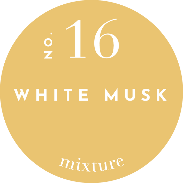 Candle - White Musk - 2 oz - Mushroom Glass