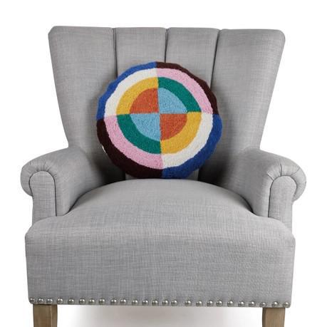 Pillow - Bullseye - Hooked Wool