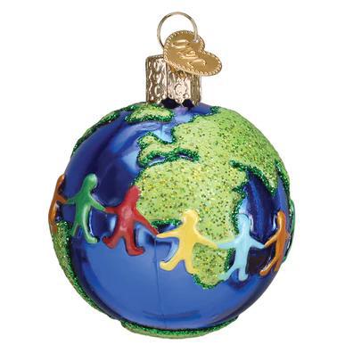 Ornament - Blown Glass - World Peace