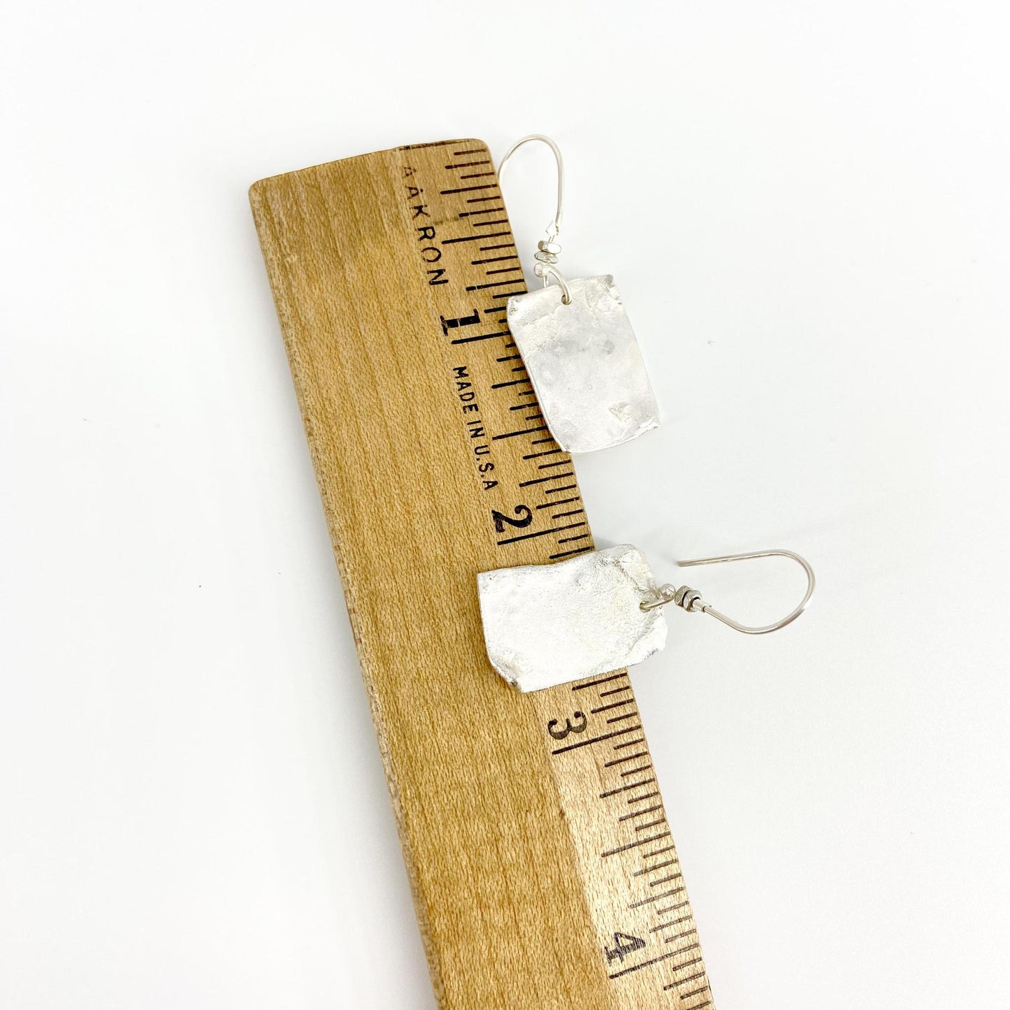 Earrings - Rectangle Drops on Sterling Originals