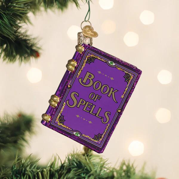 Ornament - Blown Glass - Book of Spells