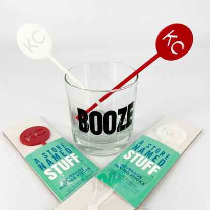 Stirrer - Blue Acrylic Circle - KC