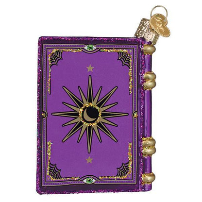 Ornament - Blown Glass - Book of Spells