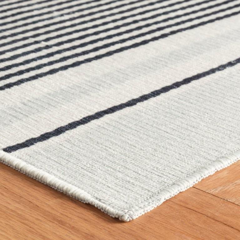 Rug - Machine-Washable - Gunner Stripe Grey