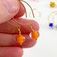 Earrings - Pale Pink - Glass & Goldfill (Video)