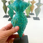 Sculpture - "Chick-o-Stick" - Female Form - Turquoise