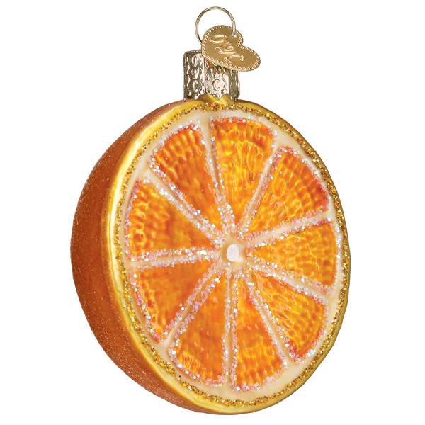 Ornament - Blown Glass - Orange