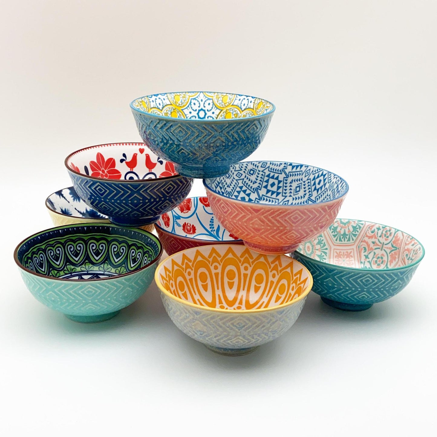 Bowl - Blue & White - Ceramic