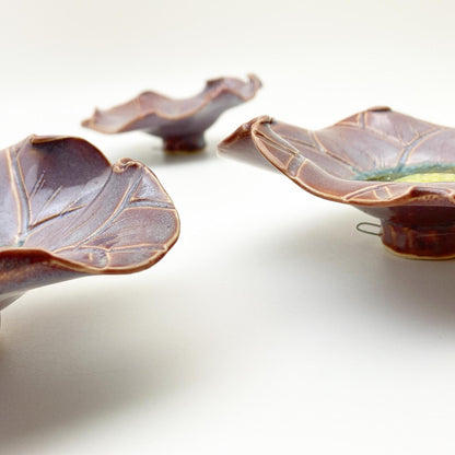 Ceramic Wall Art - "Baby Viola" - Lavender