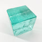 Glass Cube Sculpture - (Book Ends with 2)