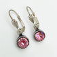 Earrings - Real Crystals - Light Rose