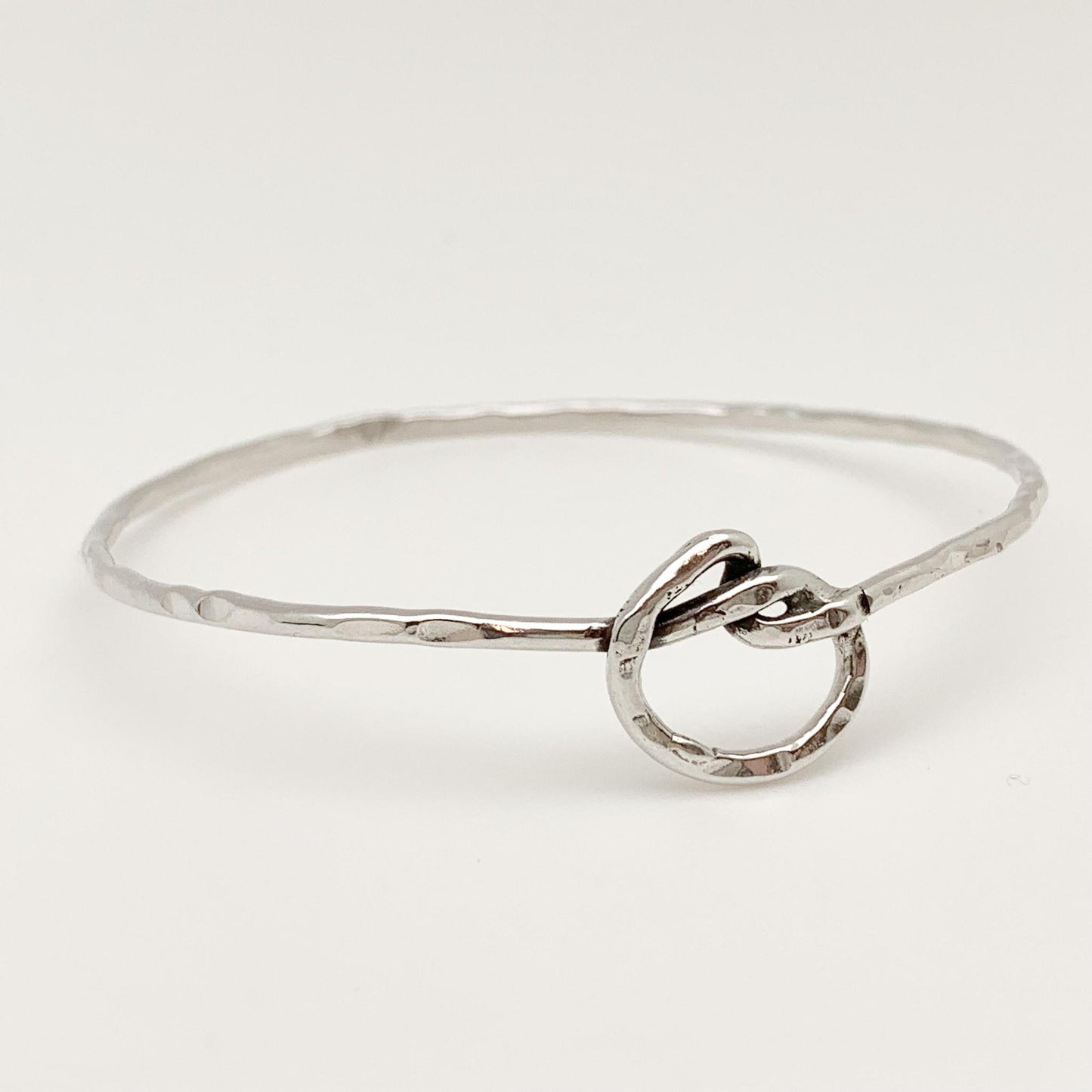 The Gladys Bangle - Handmade Sterling Silver