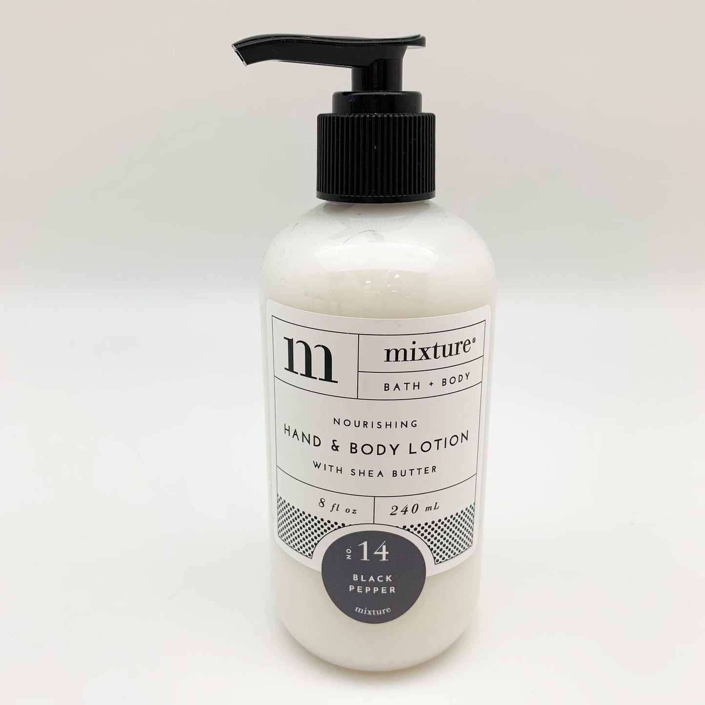 Hand Lotion - Black Pepper - 8 oz with Pump