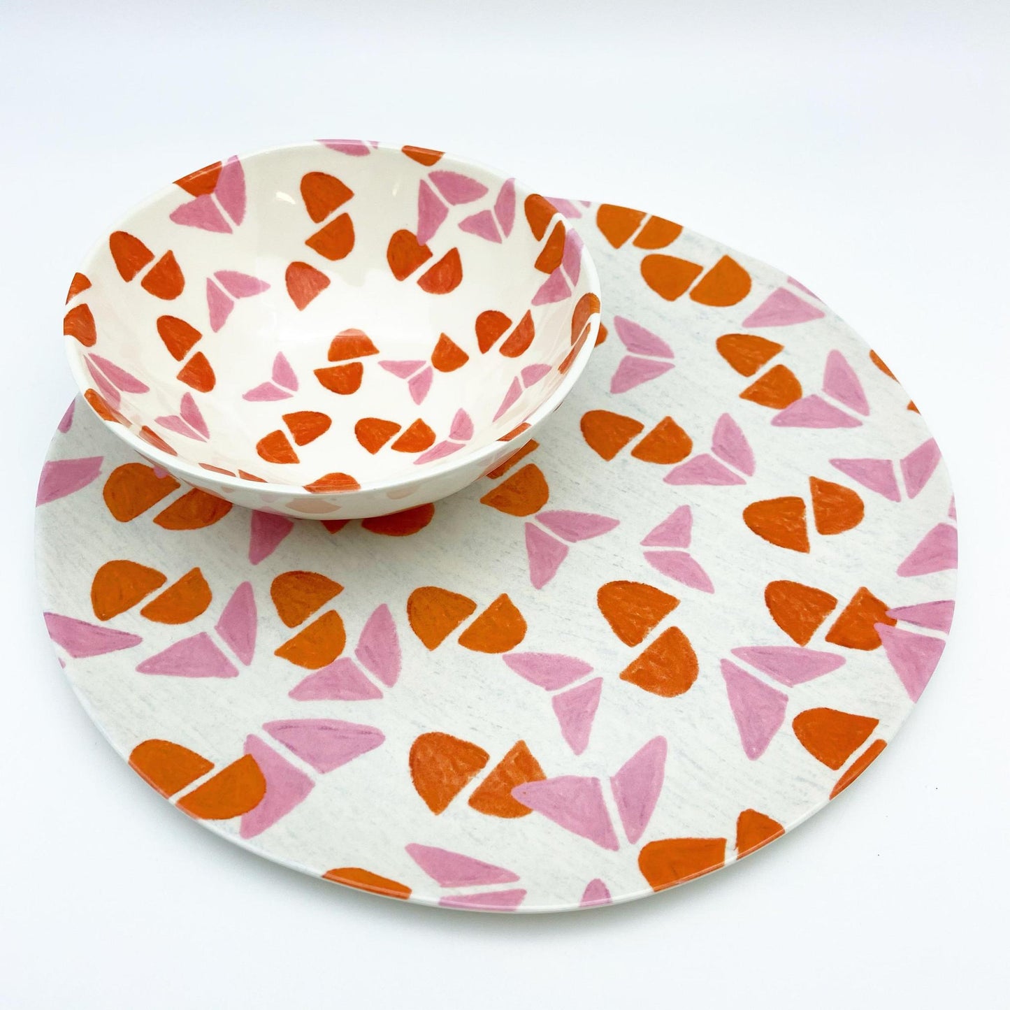 Plate - Melamine - Bold Graphic Patterns