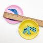 Coaster/Tidbit Tray - Melamine "Paper Plate" - Bird on Yellow