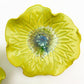 Ceramic Wall Art - "Baby Bachelor Button" - Green Opal