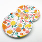 Plate - Melamine "Paper Plate" - Summer Fruit & Flowers
