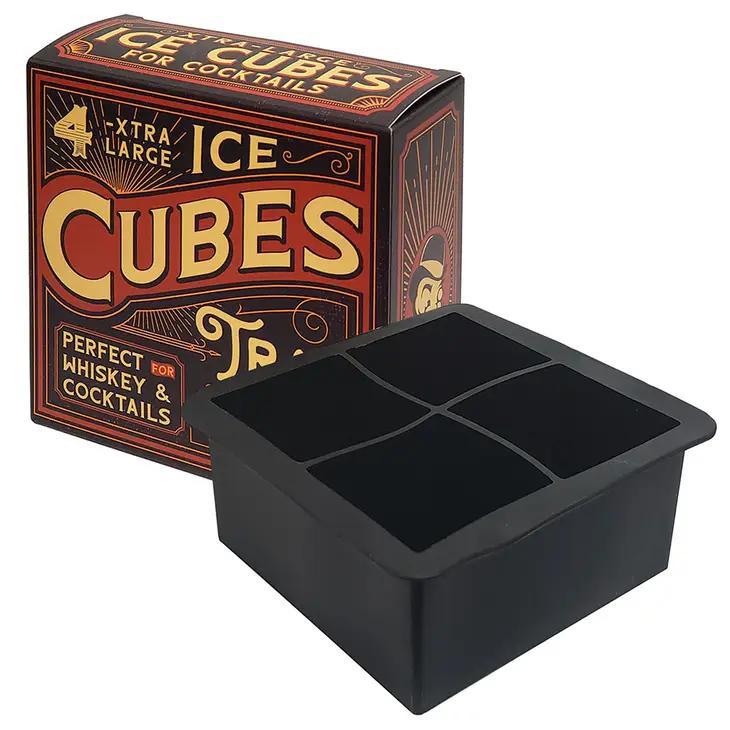 Ice Cube Tray - EXTRA Large Cocktail Cube - Silicone Mold