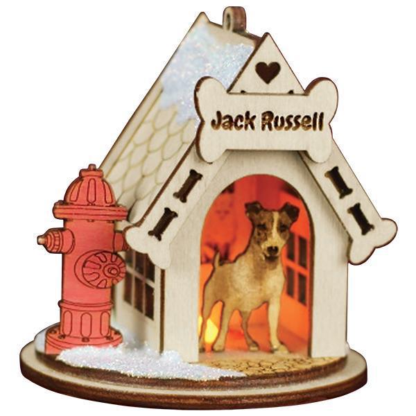 Ornament - Wood - Jack Russell K9