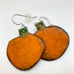 Earrings - Smooth Pumpkins - Enamel Originals