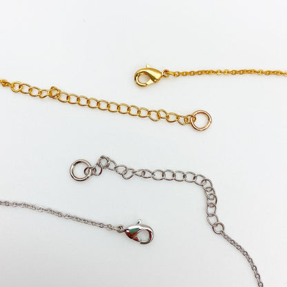 Necklace - Sterling Cross on Sterling Chain
