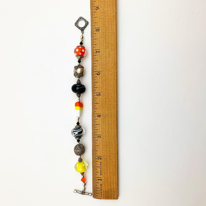 Bracelet - Halloween Original - Handmade Glass Beads