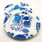 Plate - Melamine "Enamelware" - Blue Floral